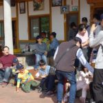 準備民宿前來張合照